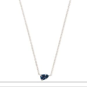Kendra Scott Sterling Silver Blue Necklace